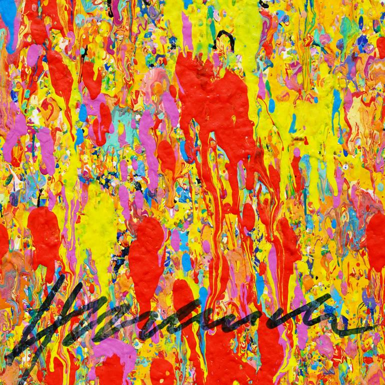 Original Abstract Landscape Painting by Mark Hellbusch