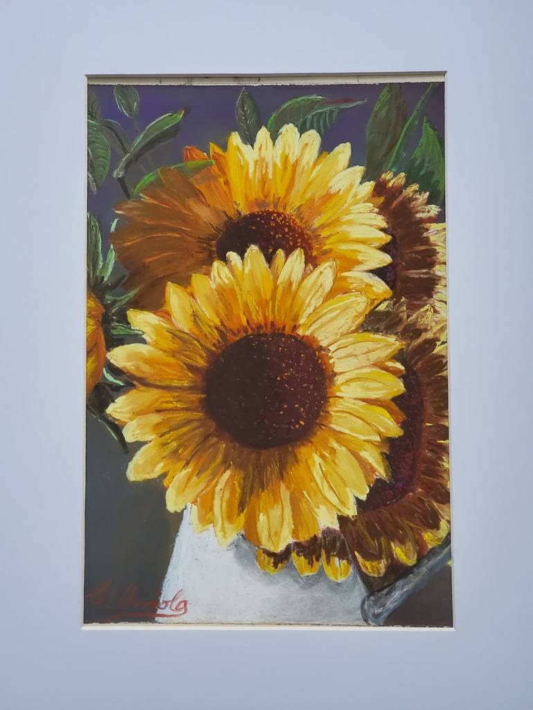 Print of Figurative Floral Paintings by Carlos Arriola