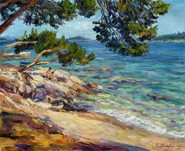 Original Impressionism Beach Paintings by Ольга Дашкевич