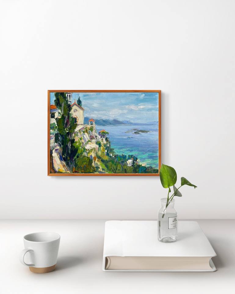 Original Impressionism Seascape Painting by Ольга Дашкевич