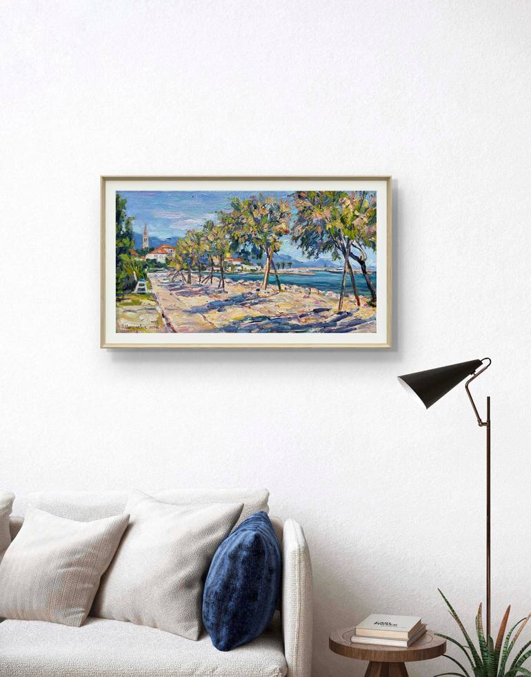 Original Impressionism Seascape Painting by Ольга Дашкевич