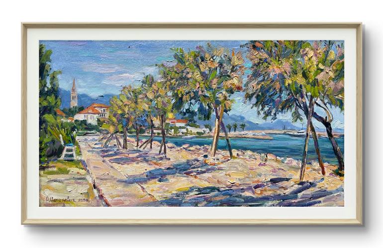 Original Impressionism Seascape Painting by Ольга Дашкевич