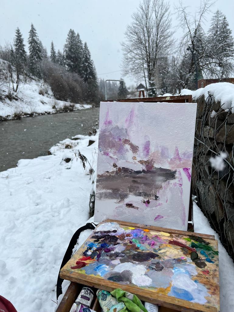 Original Contemporary Landscape Painting by Ольга Дашкевич