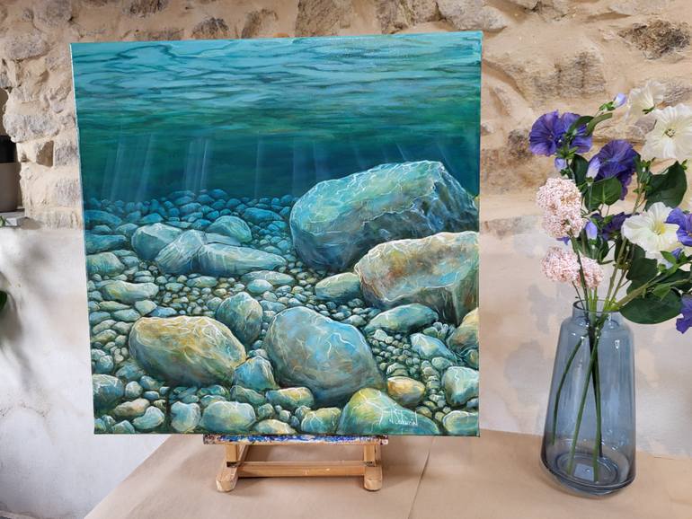 Original Classicism Water Painting by Nathalie Sabourin
