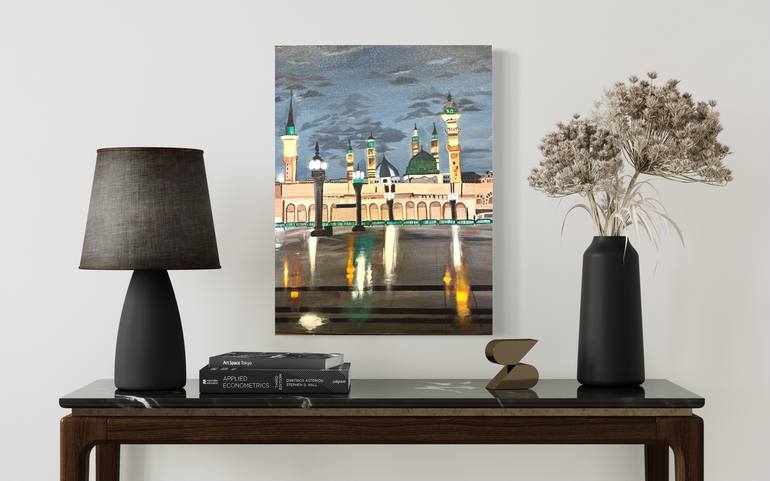 Original Photorealism Religion Painting by Aysha Kasmani