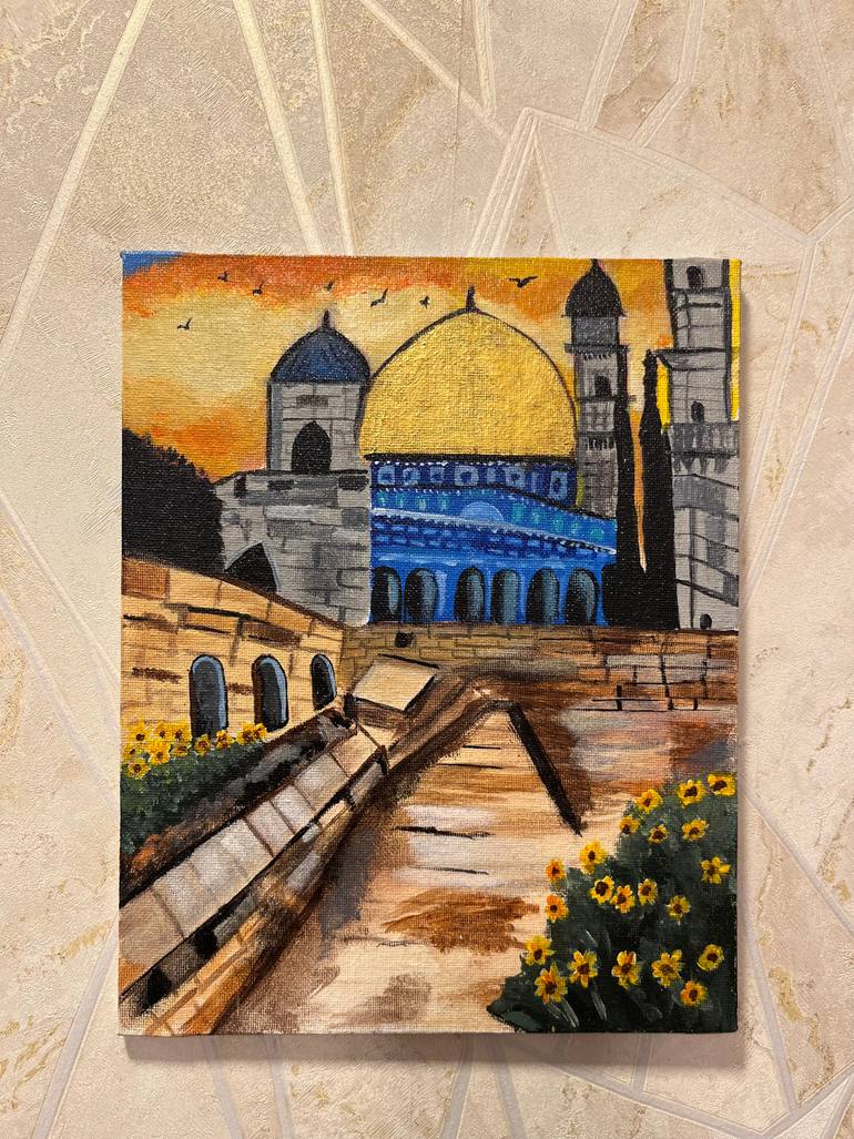 Original Realism Architecture Painting by Aysha Kasmani
