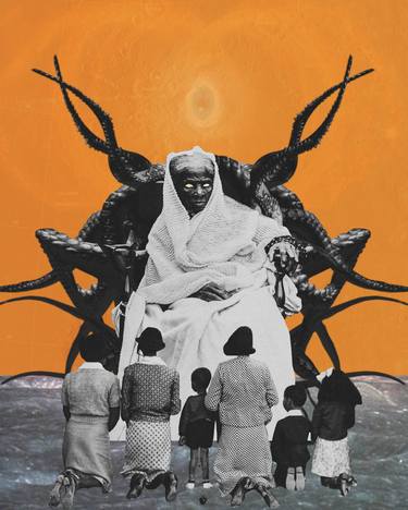 Original Digital Art People Collage by Seli Grey