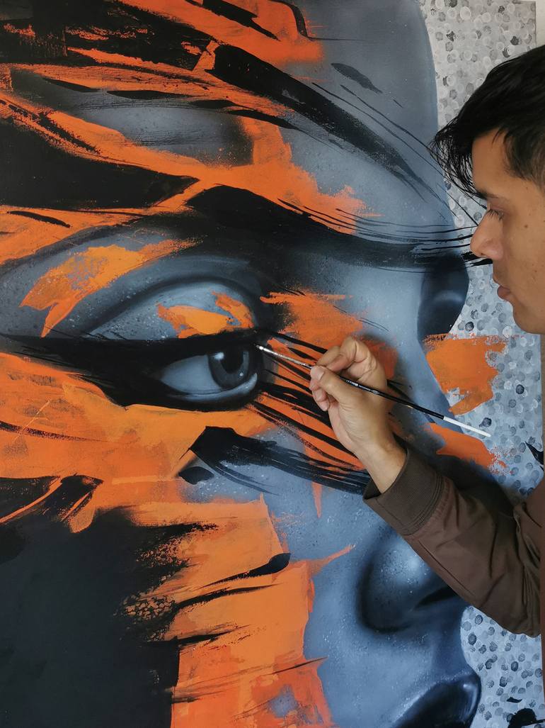 Original Surrealism Abstract Mixed Media by Carlos Silva