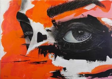 Original Surrealism Abstract Painting by Carlos Silva