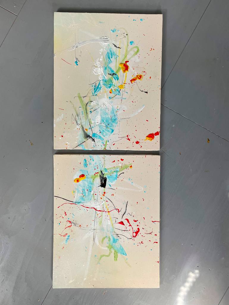 Original Contemporary Abstract Painting by Lukas Göbel