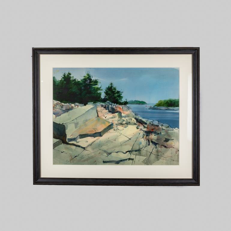 Original Impressionism Landscape Painting by Bill Suttles