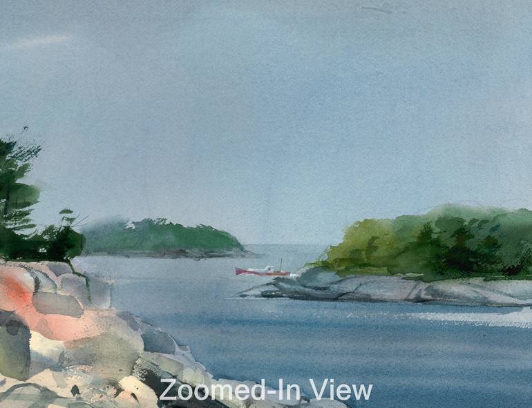 Original Impressionism Landscape Painting by Bill Suttles
