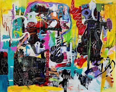 Original Abstract Expressionism Abstract Paintings by Cassandra Saint-Jean