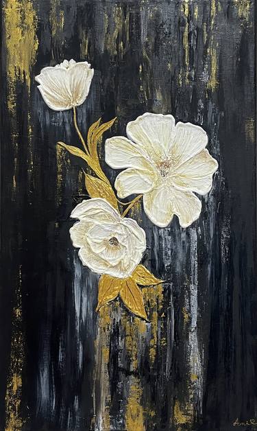 Original Contemporary Abstract Paintings by Amina Bader