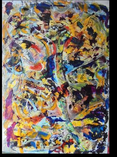 Original Abstract Nature Painting by Osnat Youssin