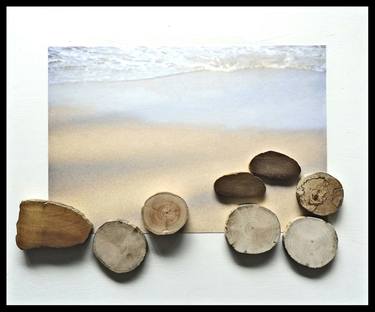 Original Abstract Beach Sculpture by Terence Marner