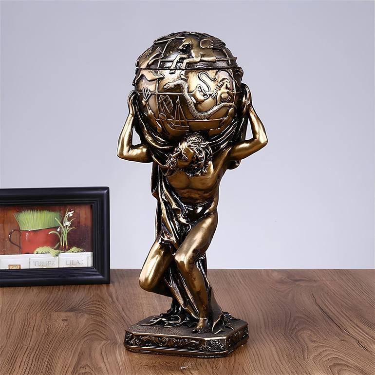 Original Art Deco Classical Mythology Sculpture by Uni International