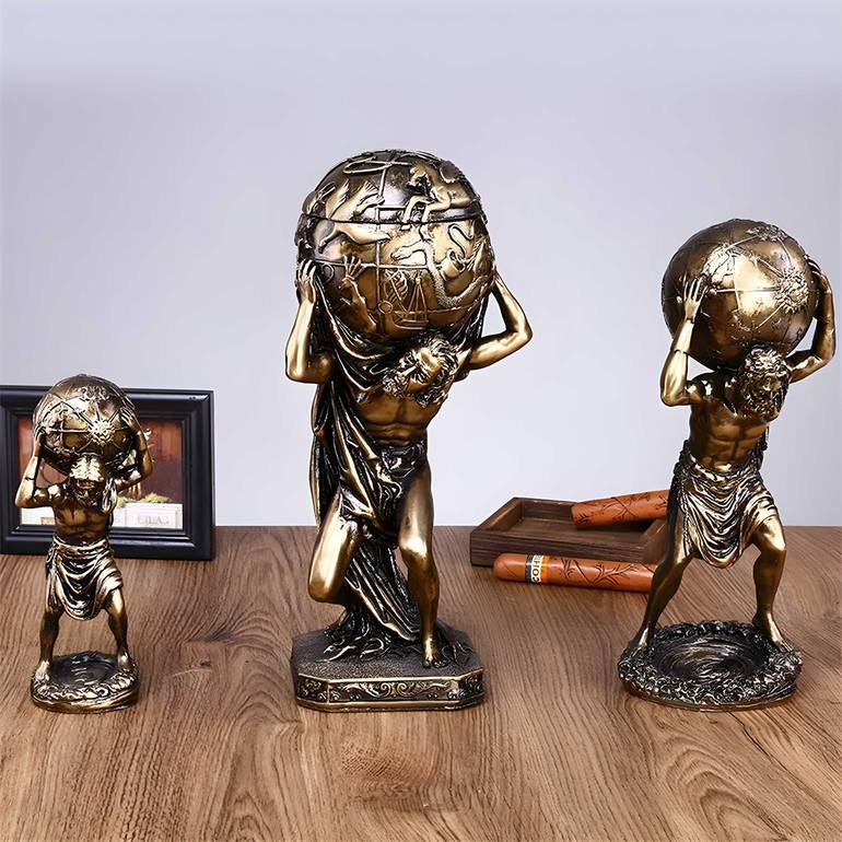 Original Art Deco Classical Mythology Sculpture by Uni International