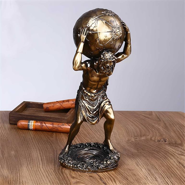 Original Art Deco Classical Mythology Sculpture by Uni International