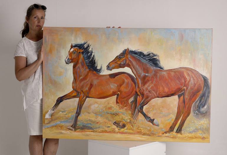 Original Contemporary Animal Painting by Vladyslava Shokha