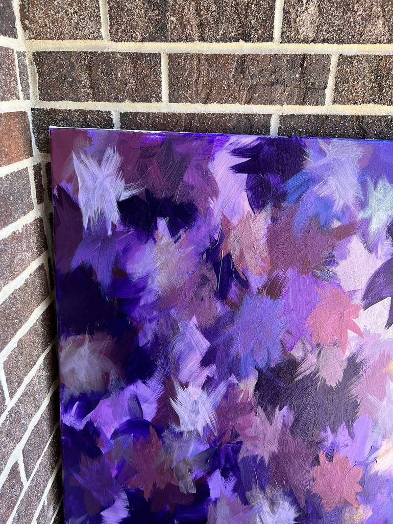 Original Abstract Expressionism Abstract Painting by Morgan Sommer