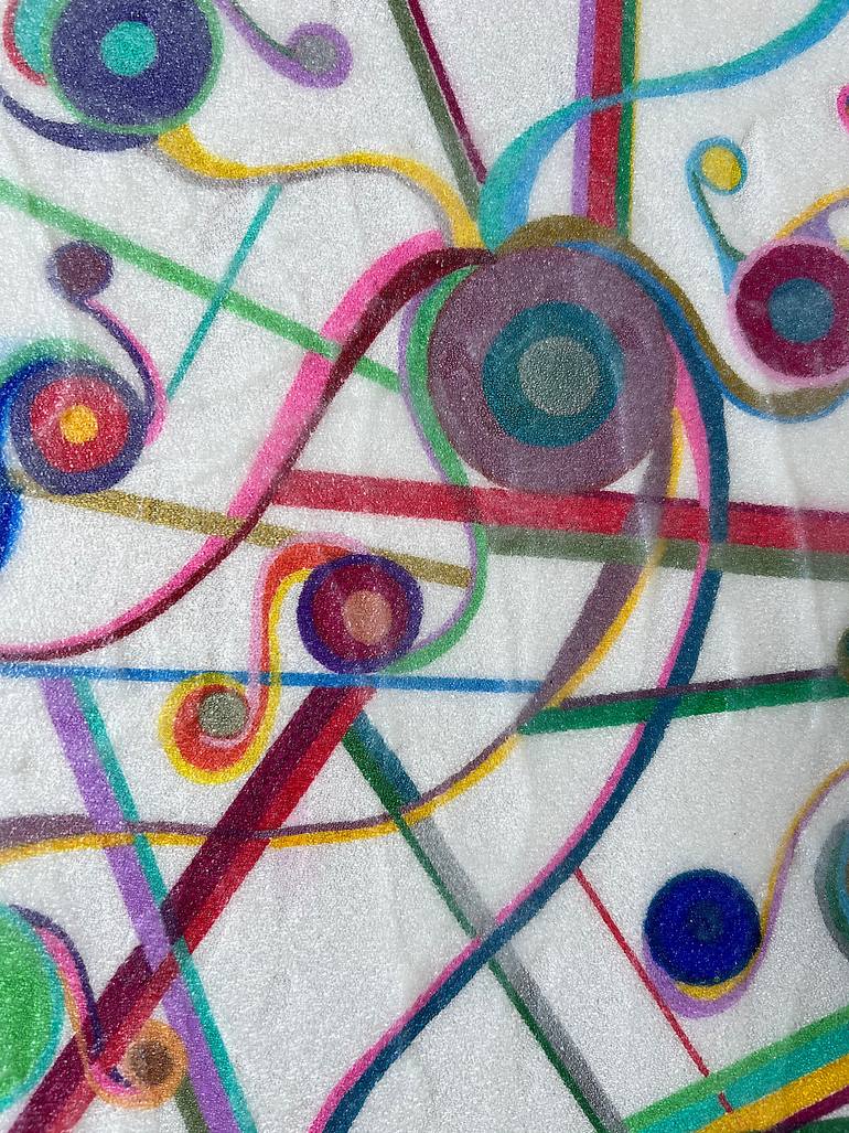 Original Abstract Expressionism Abstract Painting by Morgan Sommer