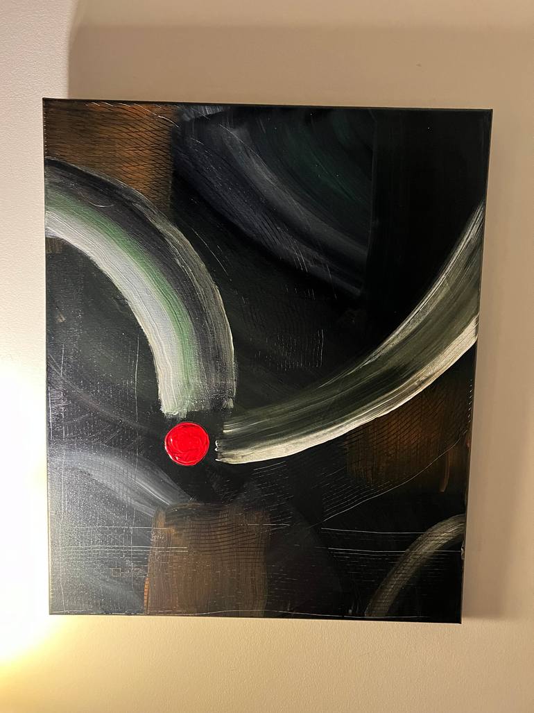 Original Abstract Expressionism Abstract Painting by Morgan Sommer