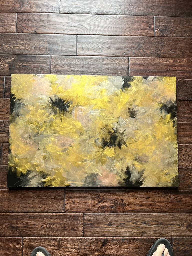 Original Abstract Expressionism Abstract Painting by Morgan Sommer