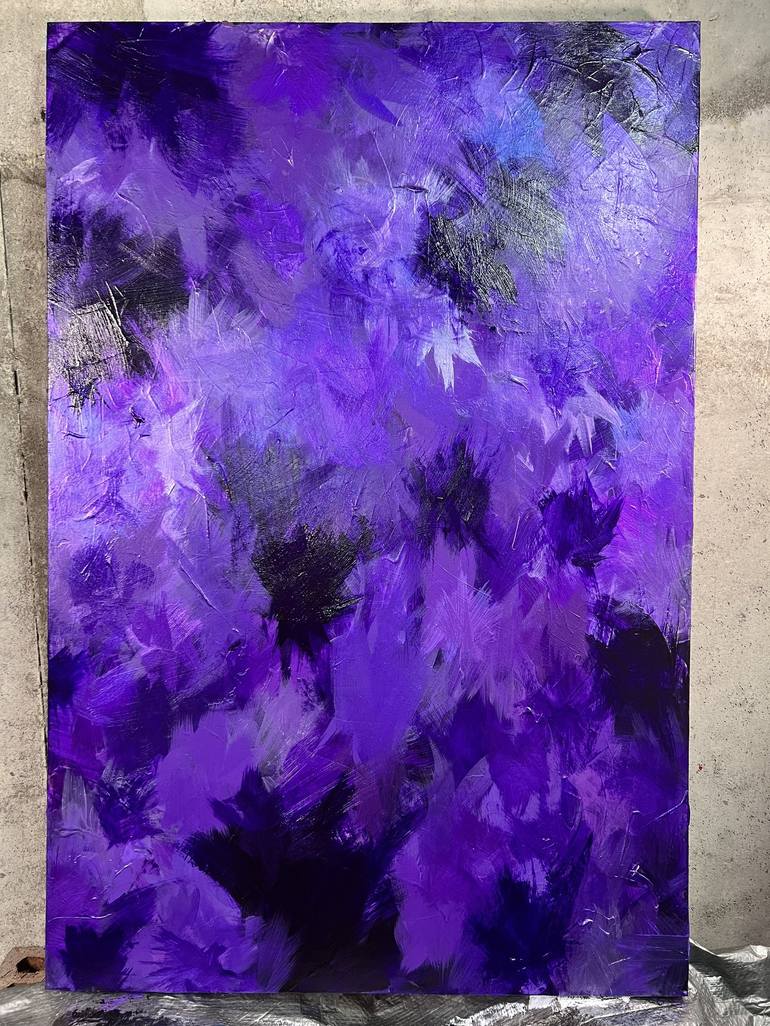 Original Abstract Expressionism Abstract Painting by Morgan Sommer