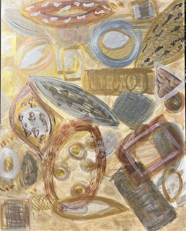 Original Abstract Expressionism Abstract Painting by Morgan Sommer