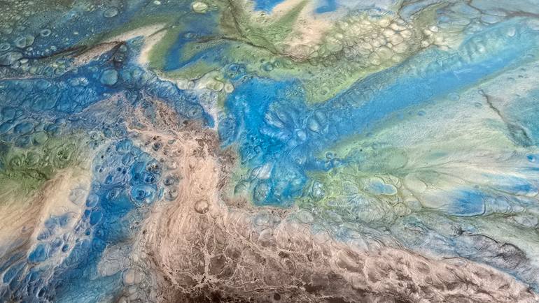 Original Abstract Expressionism Abstract Mixed Media by Aley Renner