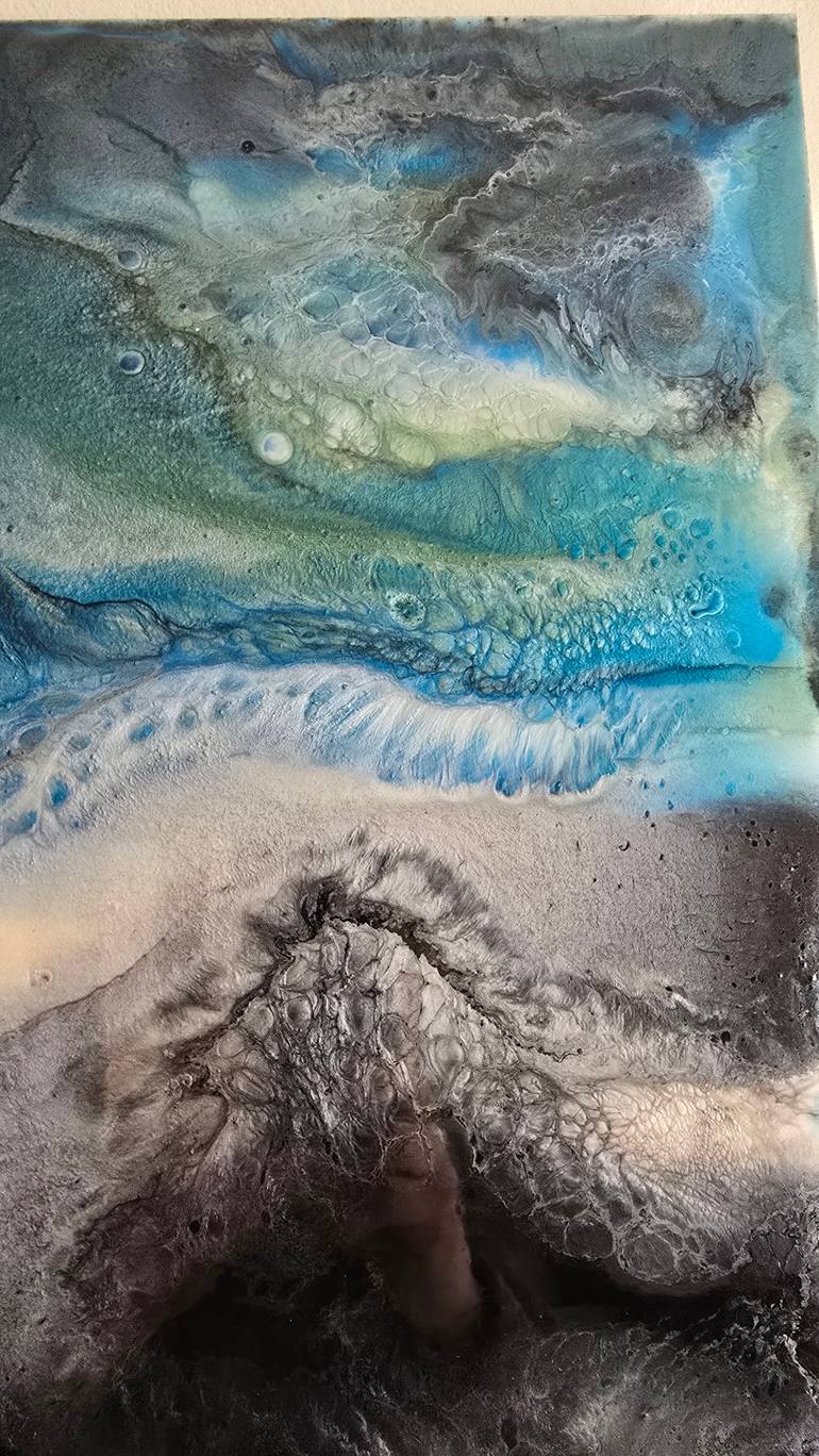 Original Abstract Expressionism Abstract Mixed Media by Aley Renner
