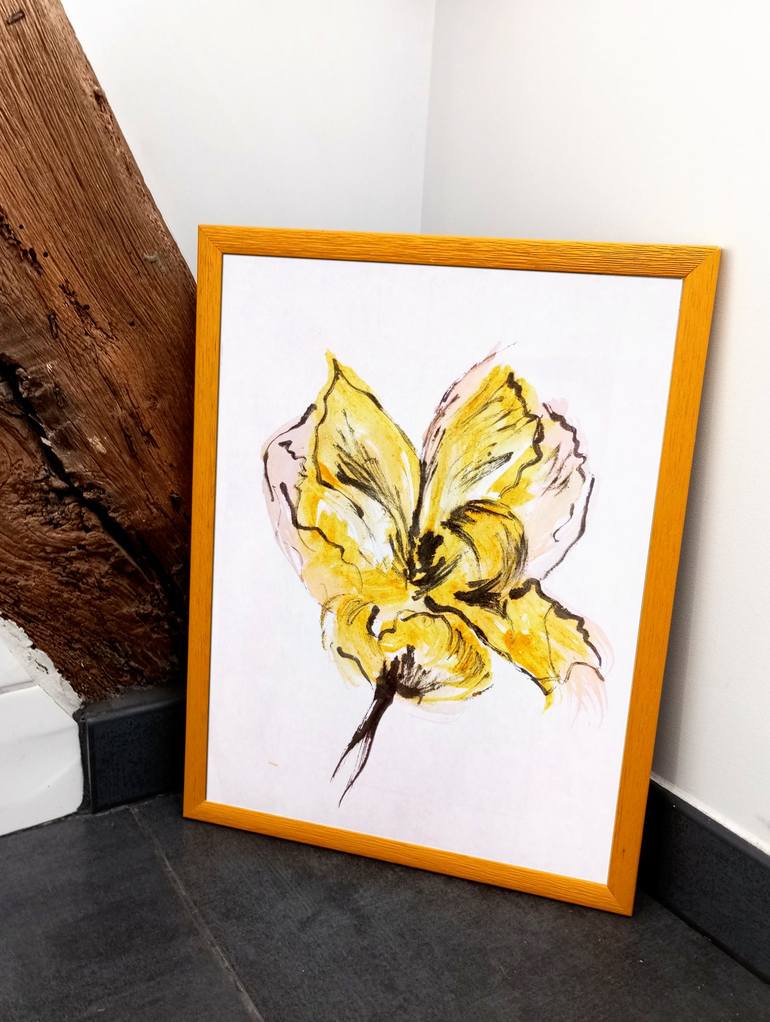 Original Figurative Floral Painting by Fanny Cail