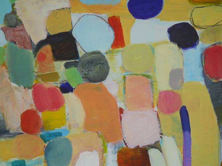 Original Impressionism Abstract Painting by Sarah Stokes
