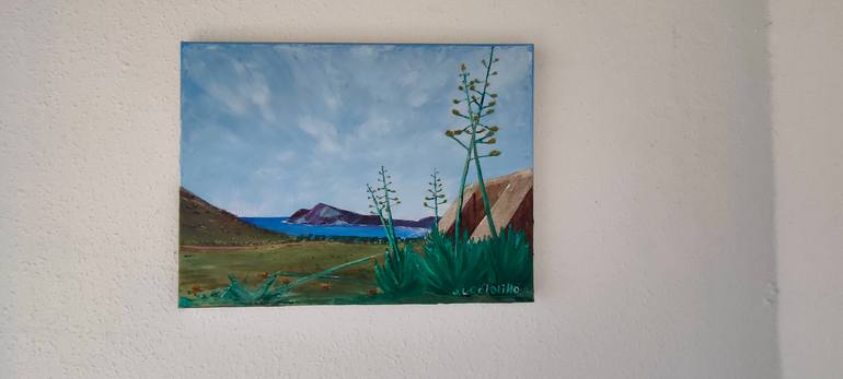 Original Color Field Painting Landscape Painting by Jose Luis Colalillo