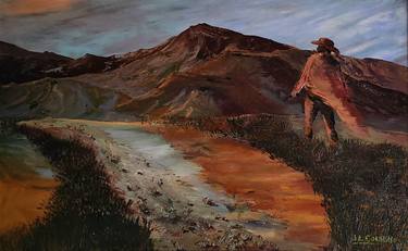 Original Impressionism Landscape Paintings by JOSE LUIS COLALILLO