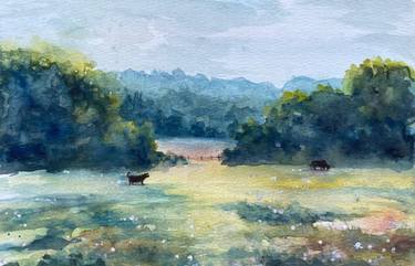 Original Abstract Expressionism Nature Paintings by Karina Kravchenko