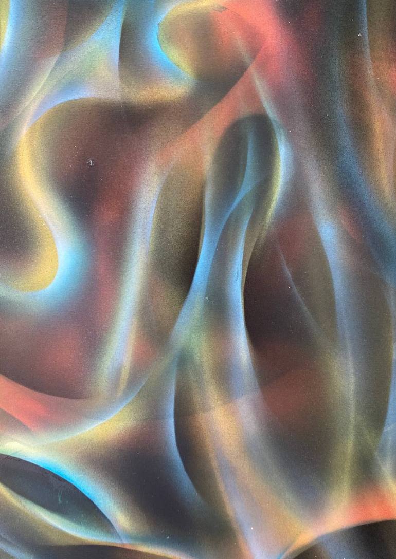 Original Abstract Expressionism Abstract Painting by Karina Kravchenko