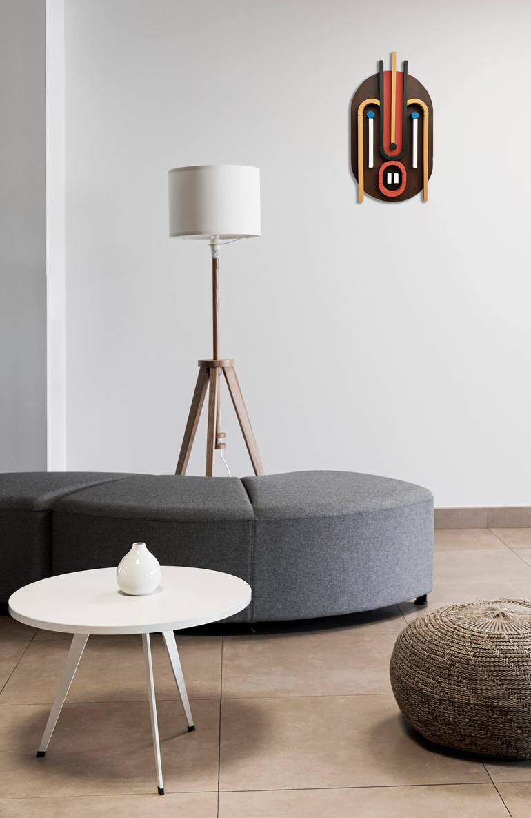 Original Futurism Body Painting by Legnaccio Wood Art