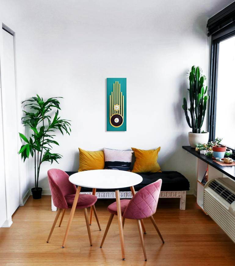 Original Contemporary Abstract Painting by Legnaccio Wood Art