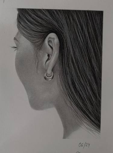 Original Realism Women Drawings by Vesna Spring