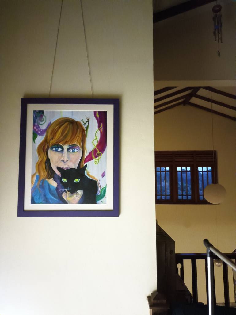 Original Portraiture People Painting by Veronica Timasheva