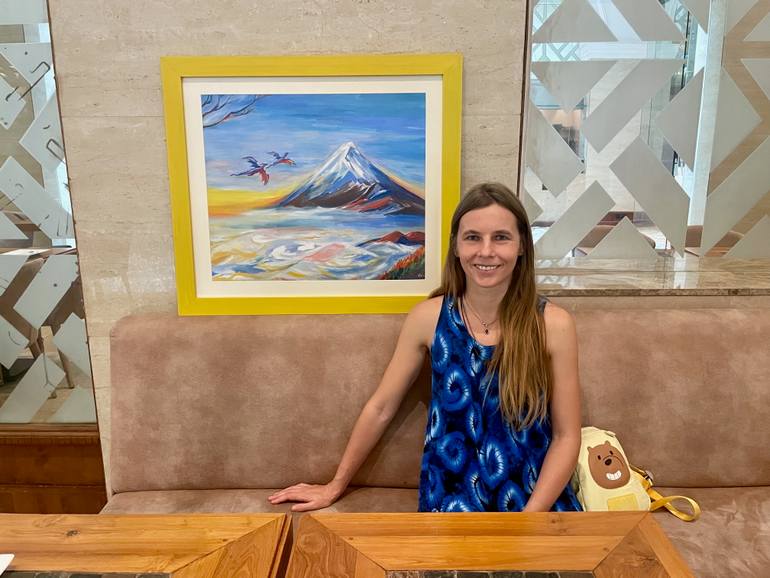 Original Expressionism Fantasy Painting by Veronica Timasheva