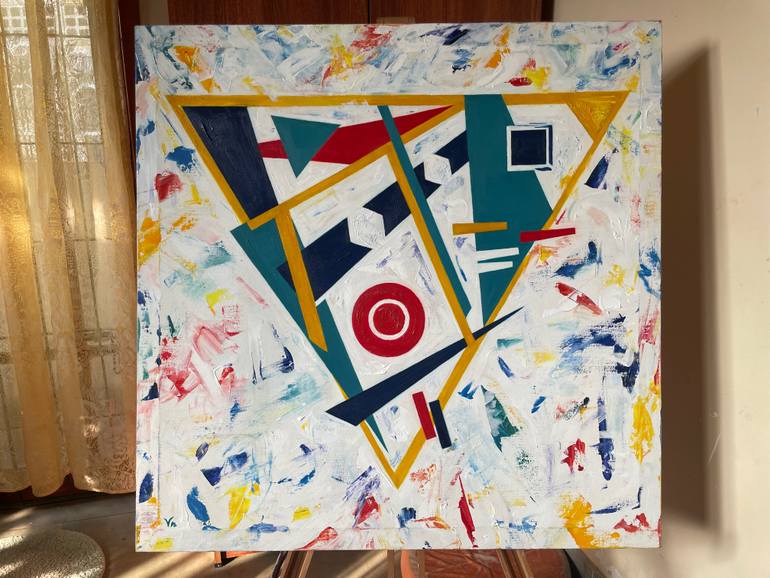 Original Abstract Expressionism Abstract Painting by Veronica Timasheva