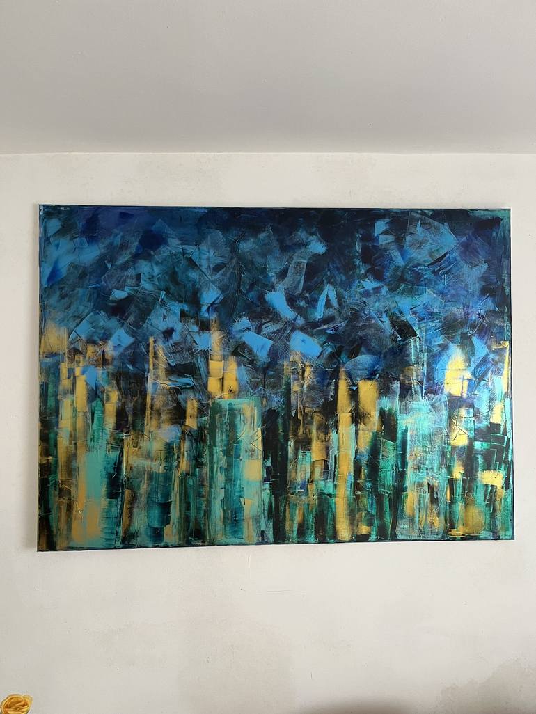 Original Abstract Painting by Kata Afo