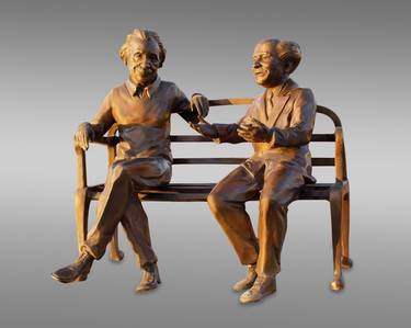Original Figurative People Sculpture by Dmitry Lyubarsky
