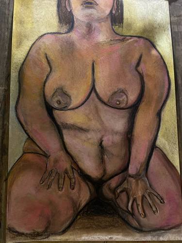 Original Figurative Body Paintings by Ekaterine Geguchadze