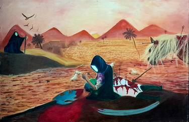 Print of Conceptual Religion Paintings by Sundas Abbasi