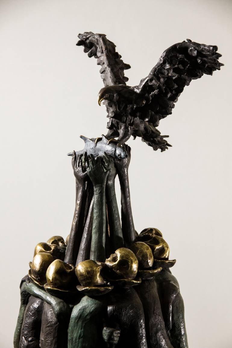 Original Expressionism People Sculpture by Pablo Maire