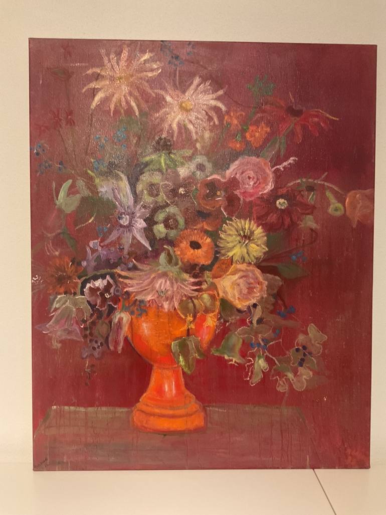 Original Impressionism Floral Paintings by Marianne Schippers